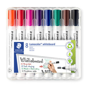 staedtler whiteboard marker bullet, set 8