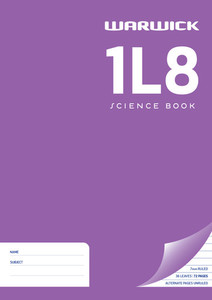Products: 1l8 warwick exercise book