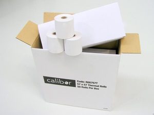 Calibor Thermal Paper Rolls 57mm x 57mm 50 rolls a box