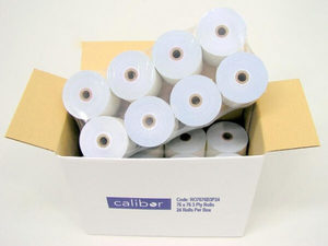 Products: Calibor Bond Paper 3 Ply 76mm x 76mm 24 rolls a box