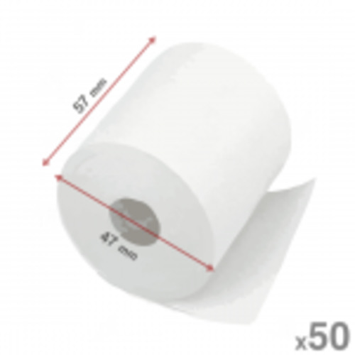 50 Pack Thermal Rolls (57mm x 38mm)