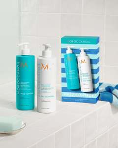 New 500ml Refill: Moroccanoil Frizz Control Shampoo and Conditioner 500ml Duo Pack