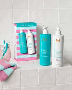 New 500ml Refill: Moroccanoil Hydrating Shampoo and Conditioner 500ml Duo Pack