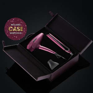 New Arrivals: NEW GHD DELUXE HAIR DRYER AND STRAIGHTENER GIFT SET IN CHERRY CHIC