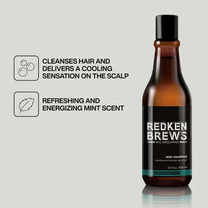 Redken Brew: REDKEN BREWS MINT SHAMPOO 300ML