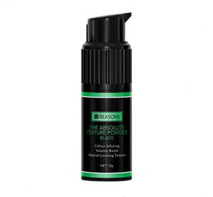 Hair Color: 12Reasons Absolute Texturiser Powder Black 12g