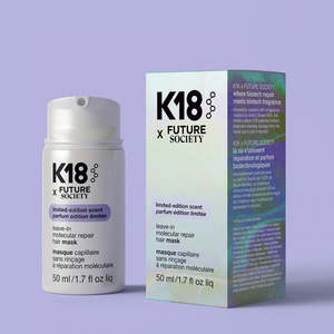 K 18: K18 x Future Society leave-in molecular hair mask 50ml