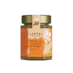 New Zealand Table Honey: Honey with Turmeric & Ginger 225g