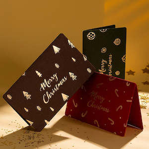 Office Stationary: Gold Foiled Christmas Cards