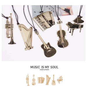 Office Stationary: Music is My Soul Gold-Plated Bookmark