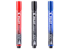 Office Stationary: Pilot SCA-100 Permanent Marker Fine Fin/ Bullet Tip