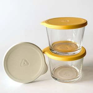 Food Storage Glass Container with Lid 260ml