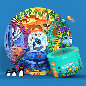 Mum Baby: Artistic Circle Jigsaw Puzzles 150pcs