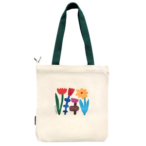 New Items: Tulip Garden Canvas Tote Bag