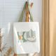 Soft Geometry Canvas Tote Bag