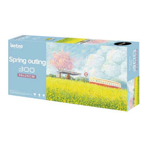 Spring Outing Glitter Jigsaw Puzzle (300 Pieces)