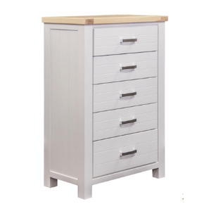 Bedroom: Sicily 5-Drawer Tallboy