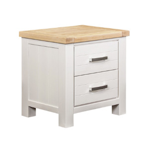 Bedroom: Sicily 2-Drawer Bedside Table