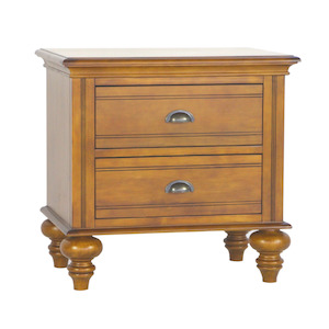 Bedroom: New Country 2-Drawer Bedside Table