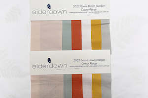 Sample Swatch: Blanket Colour Range Sample Swatch