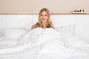 90% Hungarian Goose Down Autumn Weight Duvet - Made in NZ