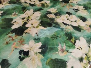 Products: Green floral - Eiderdowns By Anita