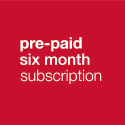 Coffee: Pre-Paid 6 Month Subscription