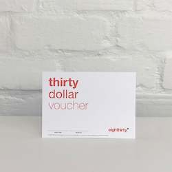 Vouchers: Gift Card 30