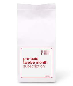 Equipment: pre-paid 12 month subscription