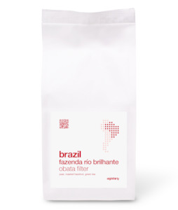 Single Origin Coffee: brazil fazenda río brilhante - obata filter