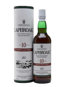 Scottish Single Malts Islay: Laphroaig 10 Year Old Sherry Oak Finish Whisky 700ml