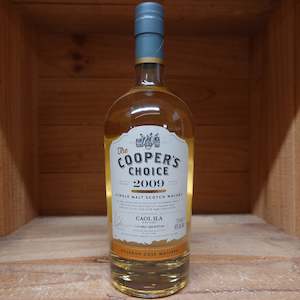 Scottish Single Malts Islay: Caol Ila 8 Year Old 2009 Bourbon Cask Matured 'The Cooper's Choice' 700ml Whisky