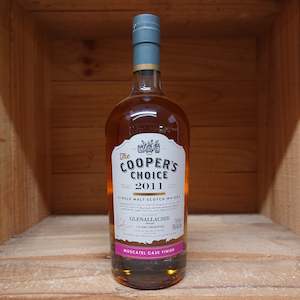Scottish Single Malts Speyside: Glenallachie 8 Year Old 2011 Moscatel Cask Finish 'The Cooper's Choice' 700ml Whisky