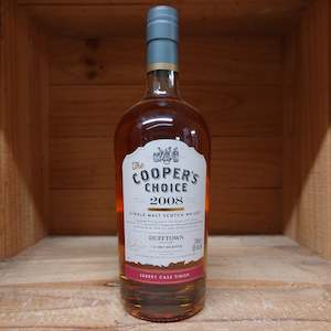 Scottish Single Malts Speyside: Dufftown 10 Year Old 2008 Sherry Cask Finish 'The Cooper's Choice' 700ml Whisky