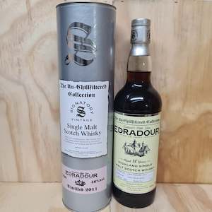 Signatory Vintage: Edradour ' Signatory ' 10 Year Old 2011 Single Cask #487 Whisky 700ml