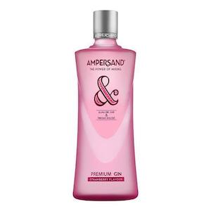 Spanish Gin: Ampersand Pink Strawberry Gin 700ml