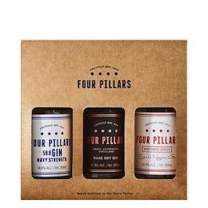 Aussie Gin: Four Pillars Gin Gift Pack (3x200ml)