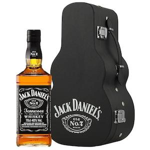 Jack Daniel Gift Packs: Jack Daniels Tennesssee Whiskey Guitar Gift Box 700ml