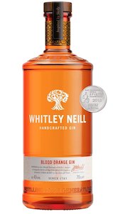 Whitley Neill Gin Range: Whitley Neill Blood Orange Gin 700ml 43%