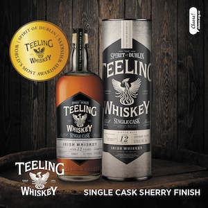 Teeling Irish Whiskey Collection: Teeling 12 Year Old Sherry Finished Single Cask Whisky 700ml