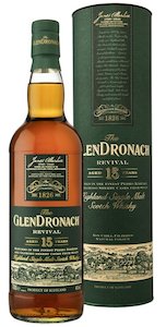 Top 10 Sherry Cask Aged Whisky: The GlenDronach 15 Year Old Revival Whisky 700ml