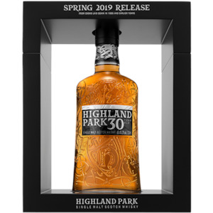 Highland Park Whisky Collection: Highland Park 30 Year Old 2019 Release Single Malt Scotch Whisky 700ml