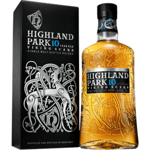 Highland Park 10 Year Old Viking Scars Scotch Whisky 700ml