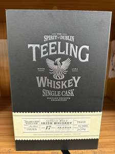 Teeling 17yo Single Cask #76413 Single Malt "finished in ex-akarua red wine cask&hellip;