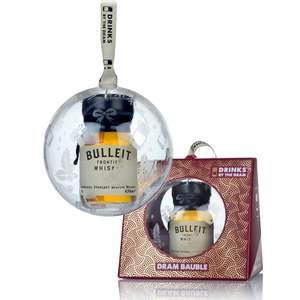 Bulleit Bourbon Christmas Tree Bauble 30ml x 12