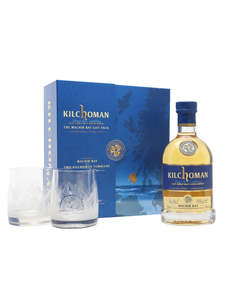 Kilchoman Islay Single Malt Scotch Whisky: Kilchoman Machir Bay 700ml Whisky + 2 Glass Gift Set