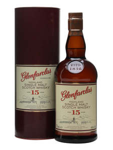 Glenfarclas Whisky Collection: Glenfarclas 15 Year Old Speyside Single Malt Scotch Whisky 700ml