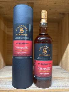 Independent Bottlers: Inchgower 2011 12 Year Old ex Oloroso Sherry Cask 'Signatory' Small Batch #13 Whisky 700ml