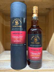 Aberfeldy 2013 10 Year Old ex Oloroso Sherry Cask 'Signatory' Small Ba&hellip;