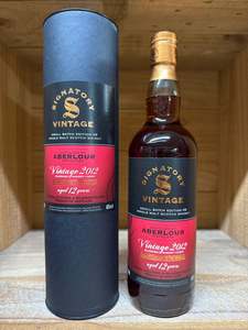 Aberlour 2012 12 Year Old ex Oloroso Sherry Cask 'Signatory' Small Bat&hellip;